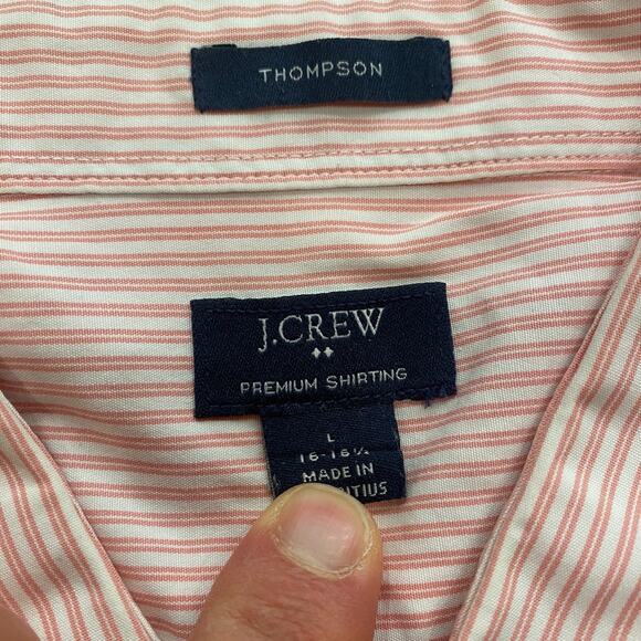 J. Crew Premium Shirts Thompson University Striped Button Down - Large - Picture 5 of 7